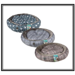 Pet Bed - Round with Reverse Cushion, size 76cm
